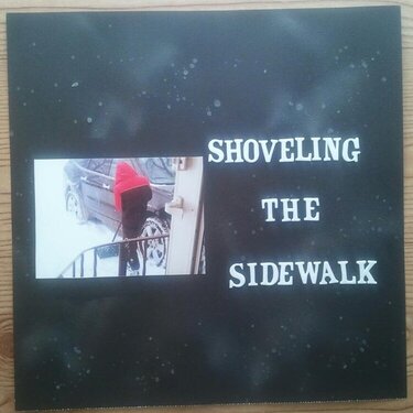 Shoveling The Sidewalk
