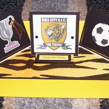 Hull City Easel Card