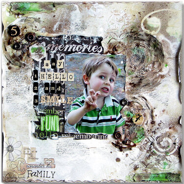 Say hello and smile - Prima BAP July