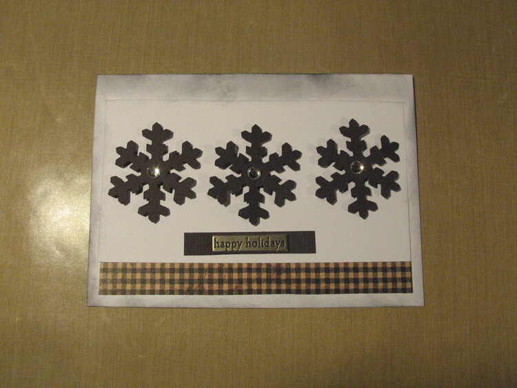 Snow flake card