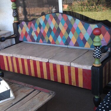 Funky Altered Bed Bench