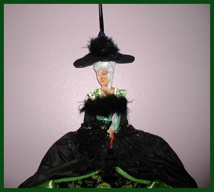 Marie Antoinette Paper doll Witch