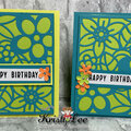 Neon bday cards