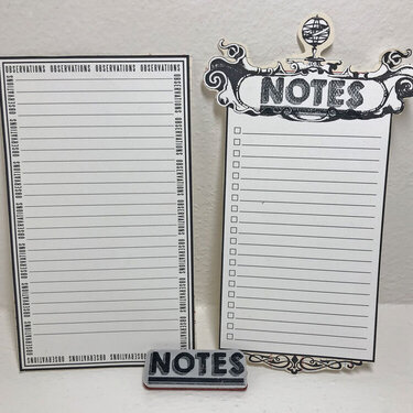 NSD 2020 DIY Page Kit from Scratch -- Day 6: Something to Write On  NOTES