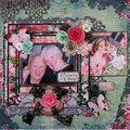 "Forever" DT Layout **Scraps of Darkness** January Kit