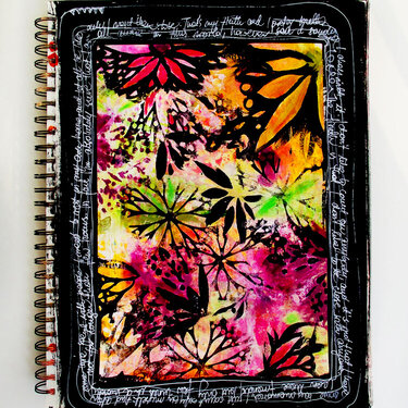 Art journal page