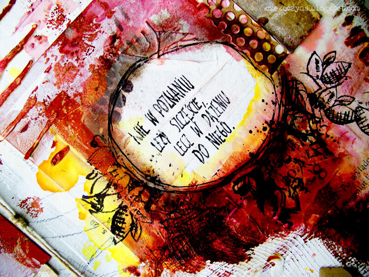 Art journal spread inspired by E.A. Poe