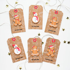 Gingerbreads gift tags