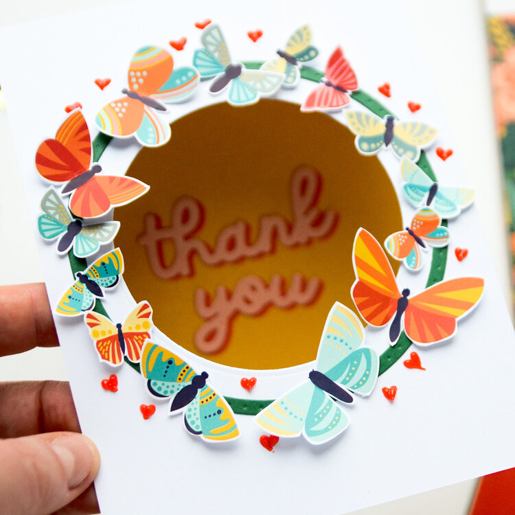 Card &quot;Thank you&quot;