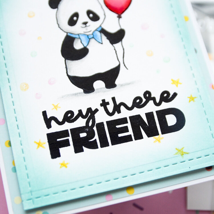 Card &quot;Hey there friend&quot; 