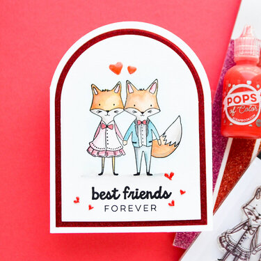 Card "Best friends forever"