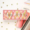 DL horizontal card with stripes pattern