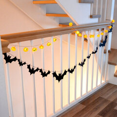 Simple and easy bat garland