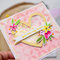 Heart shaker card in pink