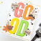 Card with "Bold letters" stamps - Have a good day