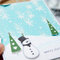 Snowy christmas card