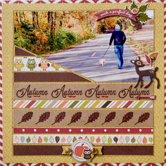 Autumn layout **Carta Bella**