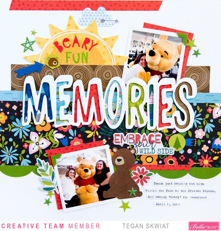 Beary Fun Memories layout **Bella Blvd**