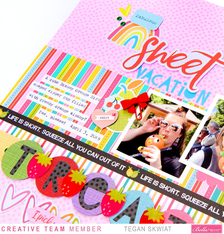 Sweet Vacation Treats Layout **Bella Blvd**