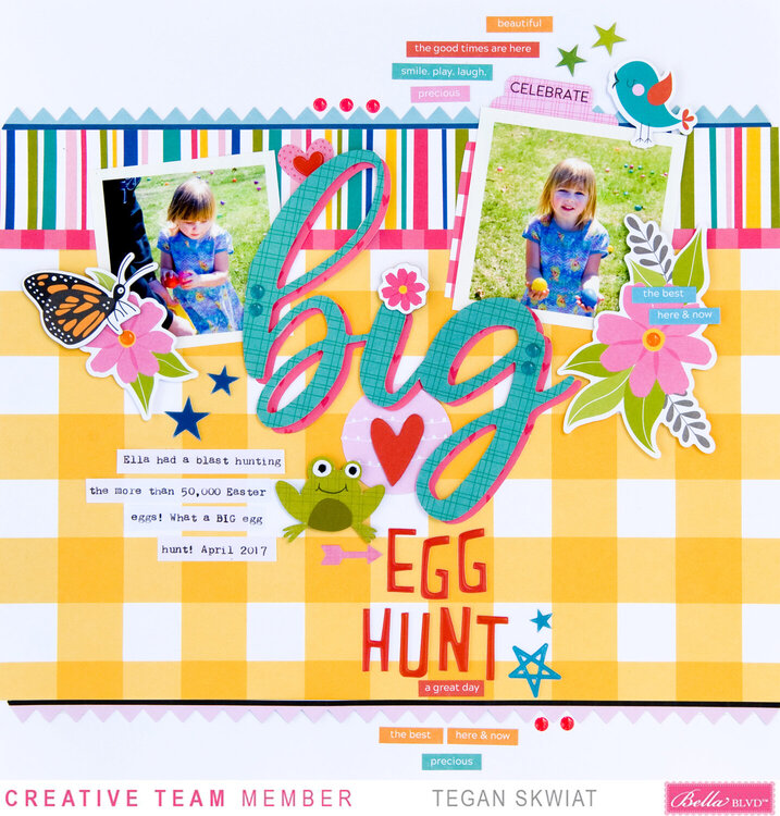 Big Egg Hunt layout **Bella Blvd**