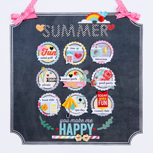 Interactive Bucket List wall hanging