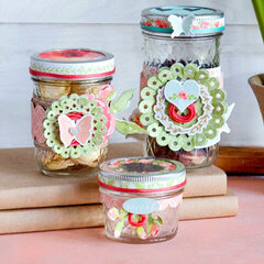 Glass Gift Jar Set **Carta Bella Paper**