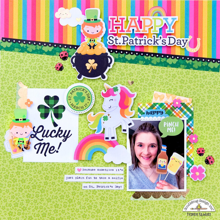 **Doodlebug Design** Happy St. Patrick&#039;s Day layout