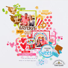 Hangin' Out layout **Doodlebug Design**