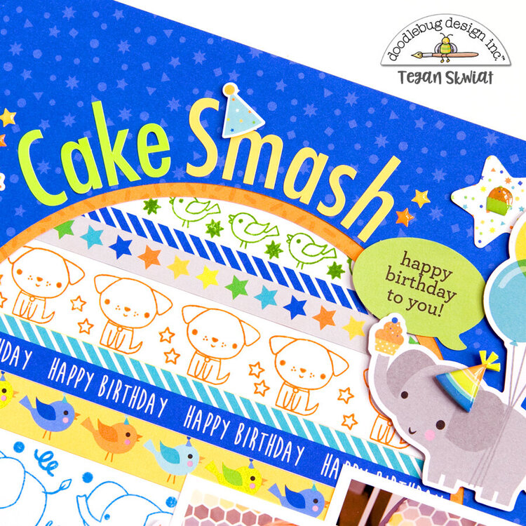 Cake Smash Layout **Doodlebug Design**