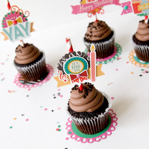 Cupcake toppers and coasters *Echo Park*