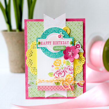 Happy Birthday card **Echo Park**