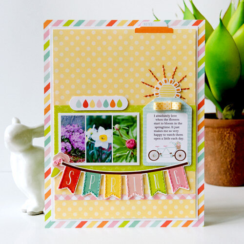 Spring layout **Echo Park Paper**