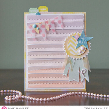 #Wish card  *Pink Paislee*