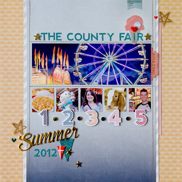 The County Fair layout **Pink Paislee**