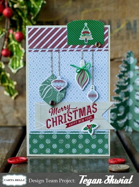 Christmas Card using Carta Bella