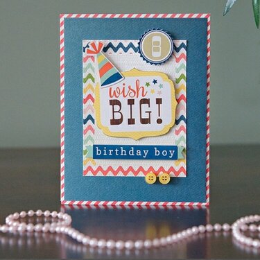 Wish Big birthday card **Carta Bella**