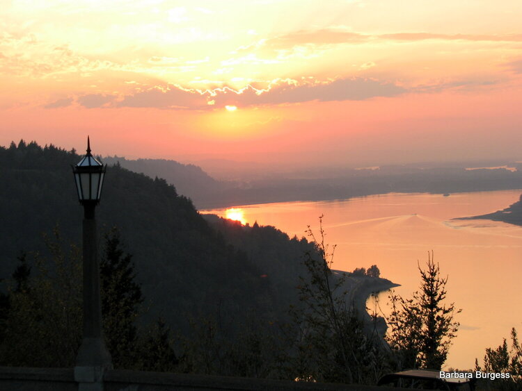 Sunsets at Vista Point, Oregon