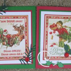 Christmas cards--vintage