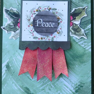 Peace Christmas card