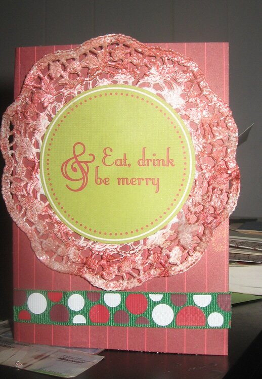 Eat drink and be merry