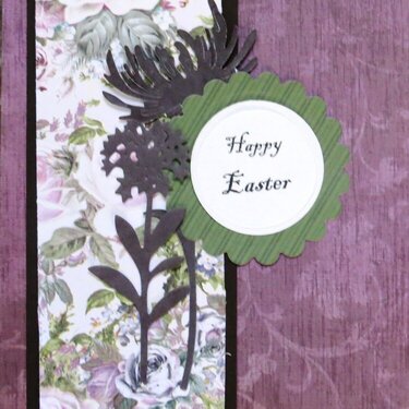 Happy Easter--flower card