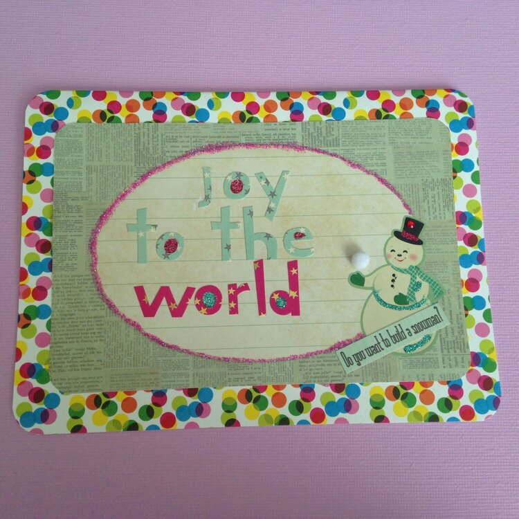 Joy to the World Card