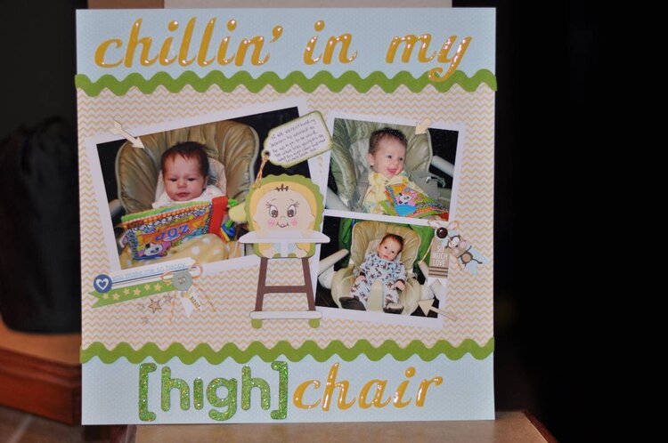 Chillin&#039; in my highchair