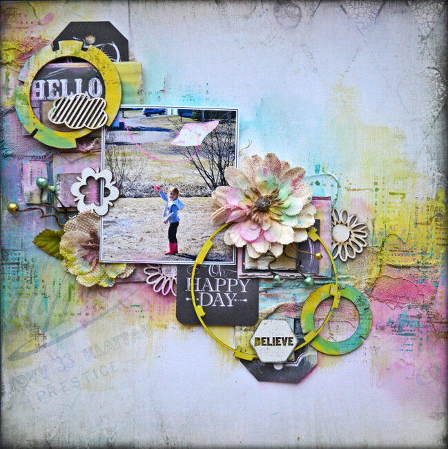 *Magnifique Mixed Media* &quot;Hello&quot;