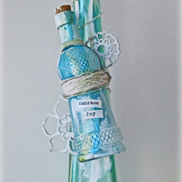 Magnifique Mixed Media - Altered Bottles