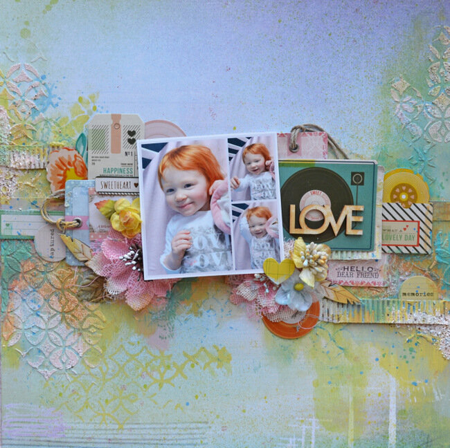 *Magnifique Mixed Media* &quot;Love&quot;