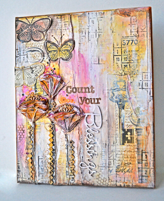 *Blue Fern Studios* Count Your Blessings Canvas