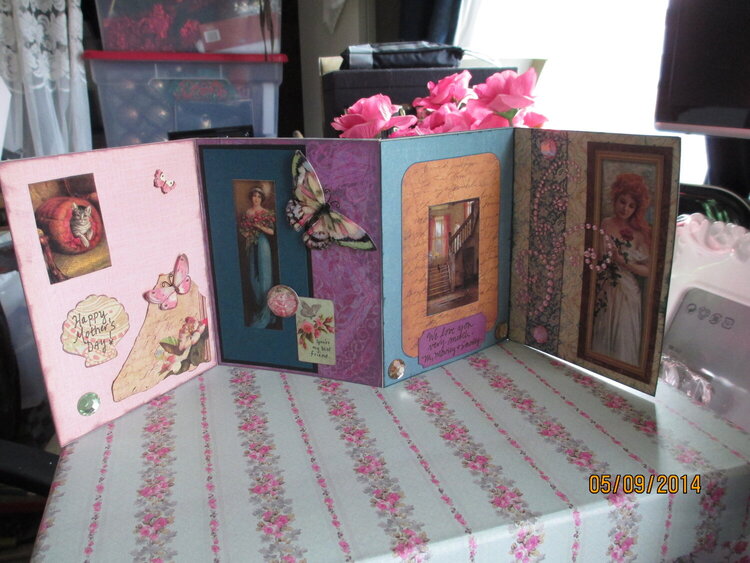 Mother&#039;s Day 2014 accordion card