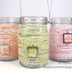 Twine Wrapped Lanterns