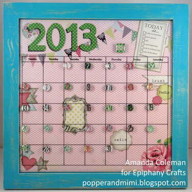 Magnetic Dry Erase Calendar